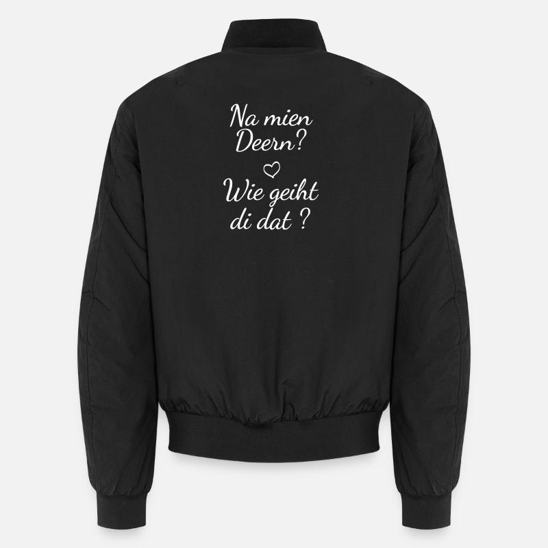 na mien deern Unisex Bomberjacke