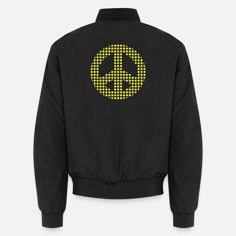 Friedenszeichen Unisex Bomberjacke