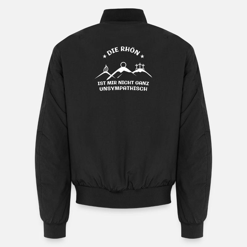 Die Rhön - Unisex Bomberjacke - Schwarz