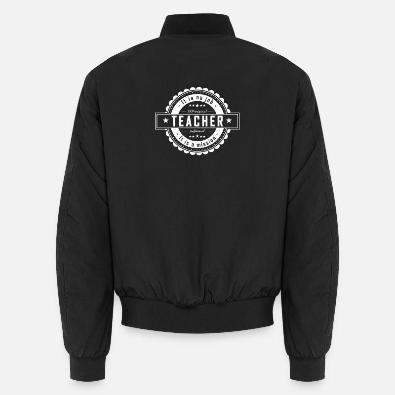 Teacher - Unisex Bomberjacke - Schwarz