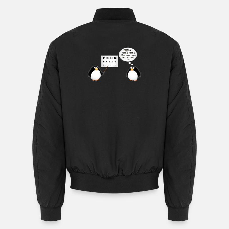 Pinguin Seh Test - Augenarzt Unisex Bomberjacke