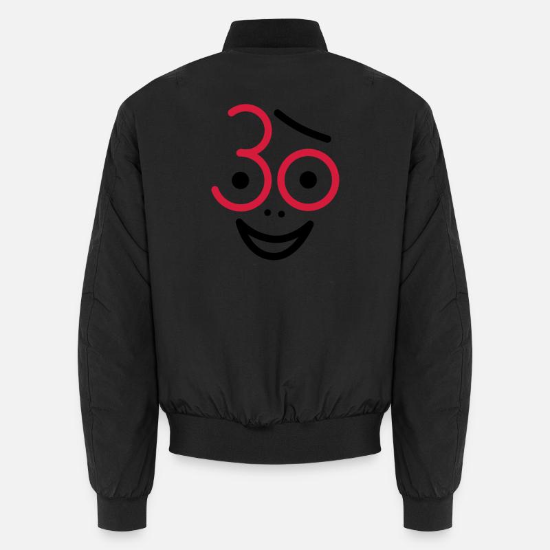 Juhu 30 Jahre ! - Unisex Bomberjacke - Schwarz