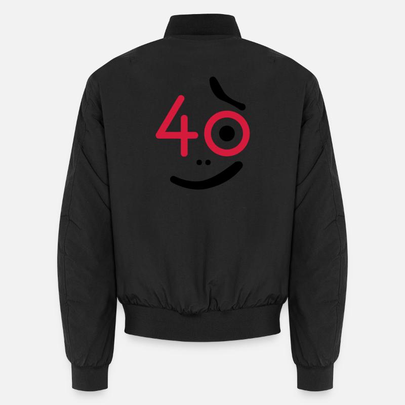 40 Jahre - so what? Unisex Bomberjacke