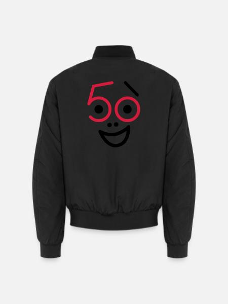 50 ans et toujours frais! - Bomber unisexe - noir
