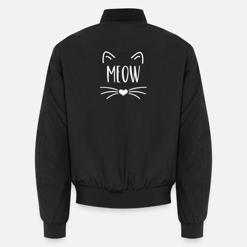 Cat, meow, meow Unisex Bomber Jacket