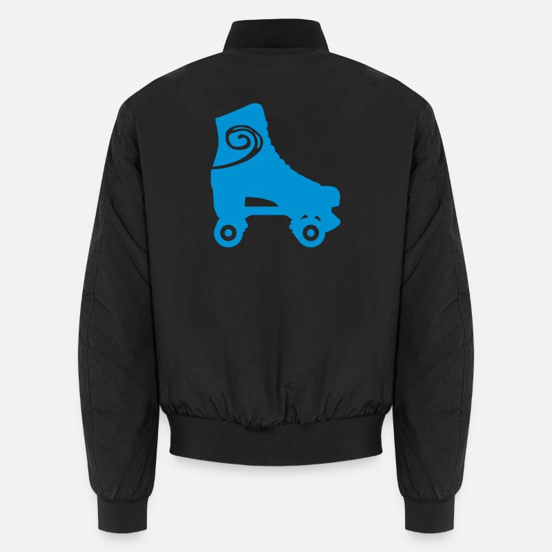 skates deco 1c / decorated roller skates / roller skates Unisex Bomber Jacket