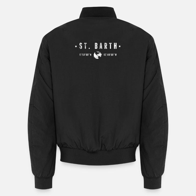 St Barth - Unisex Bomberjacke - Schwarz