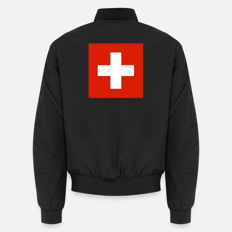 Schweiz Unisex Bomberjacke