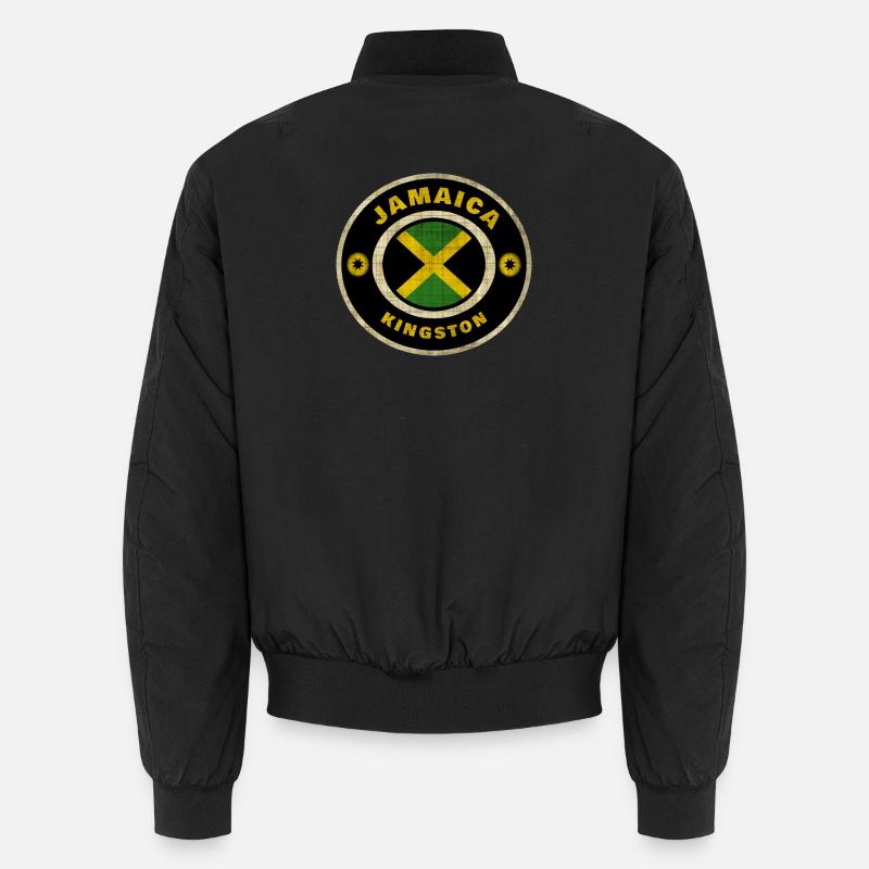 Jamaica / Gift / Gift Idea - Unisex Bomber Jacket - black