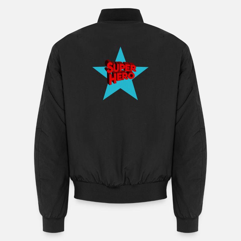 Superhero Superhelden Unisex Bomberjacke