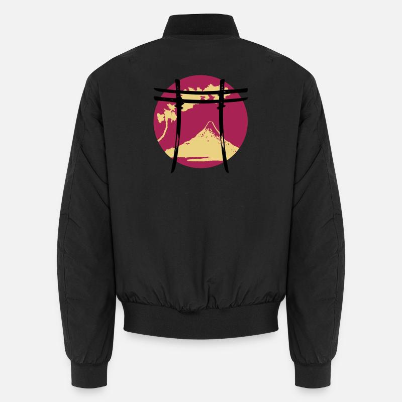 Japanischer Bogen Torii Unisex Bomberjacke