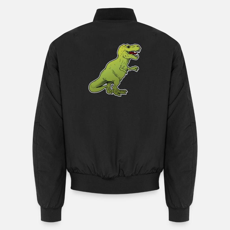 Dinosaurier / großes Tier / Tier - Unisex Bomberjacke - Schwarz