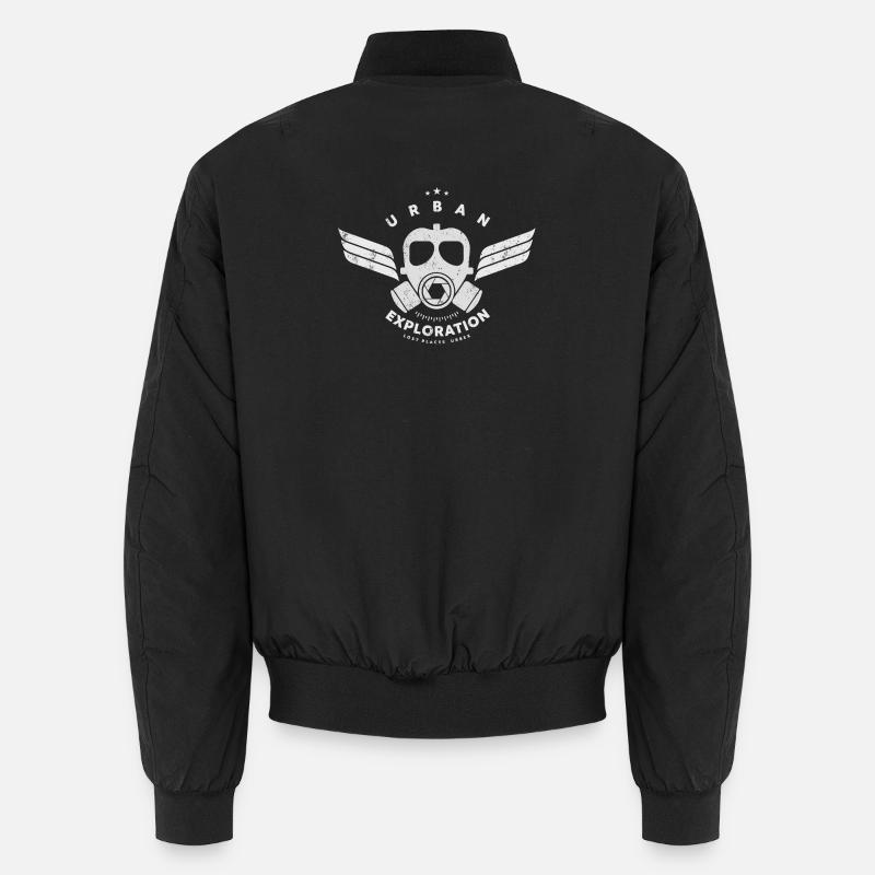 Urban Exploration - Unisex Bomberjacke - Schwarz