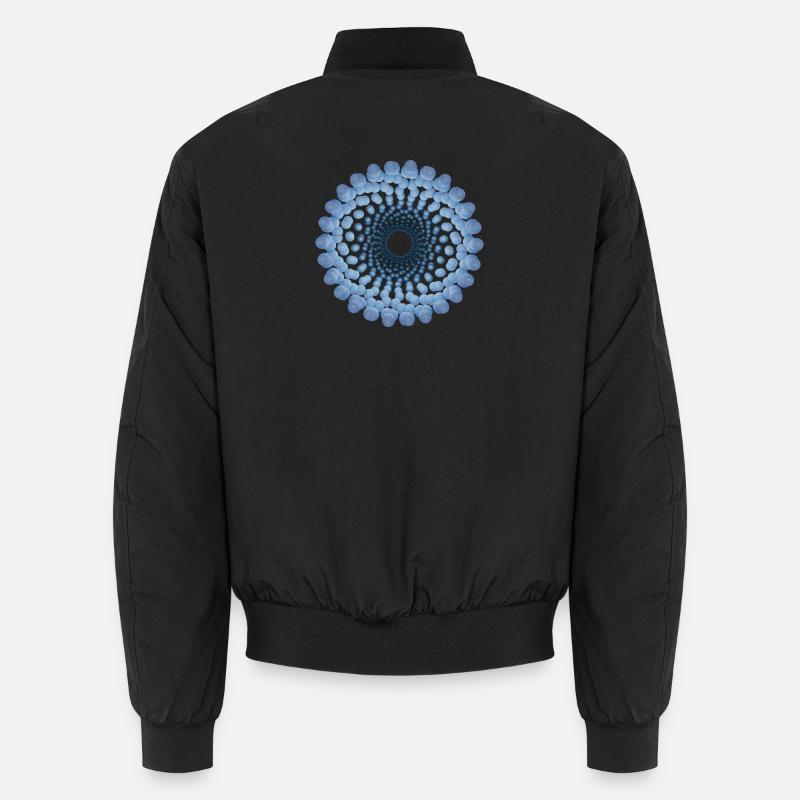 atom - cellular seven - Unisex Bomberjacke - Schwarz