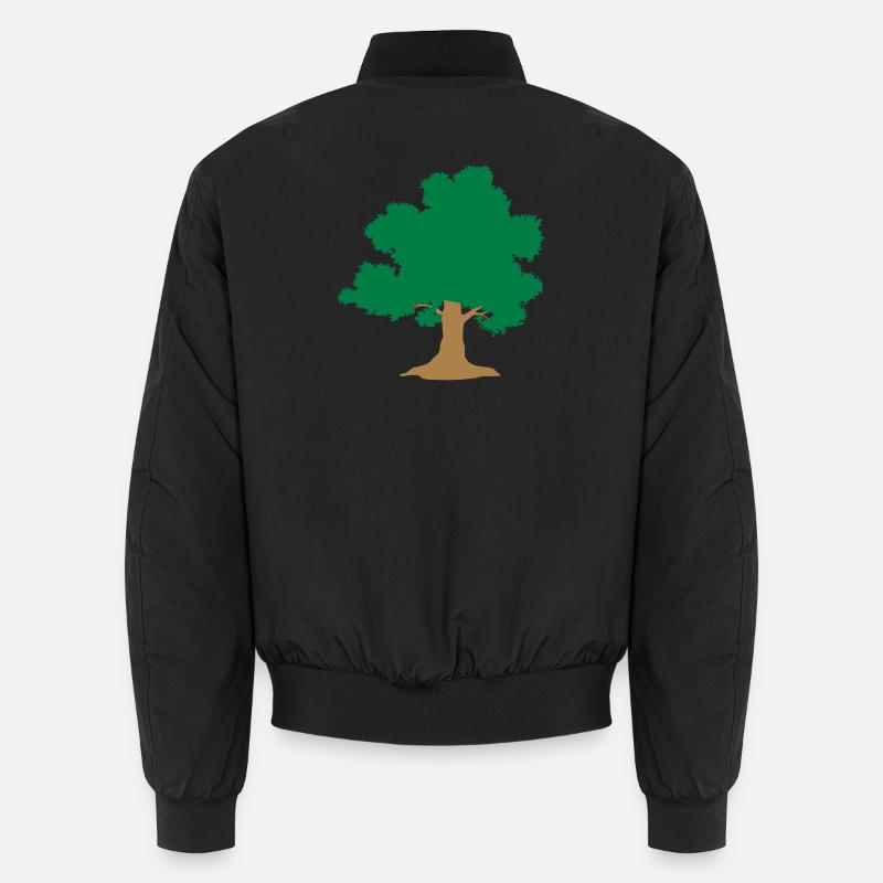 wild tree Baum - Unisex Bomberjacke - Schwarz