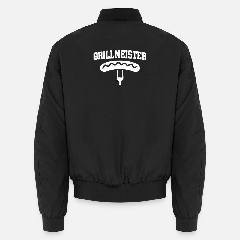 Grillmeister - Unisex Bomberjacke - Schwarz