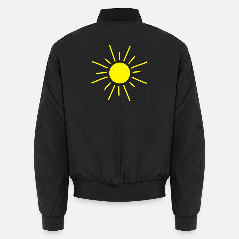 Sonne Sonnenstrahlen Sommer Unisex Bomberjacke