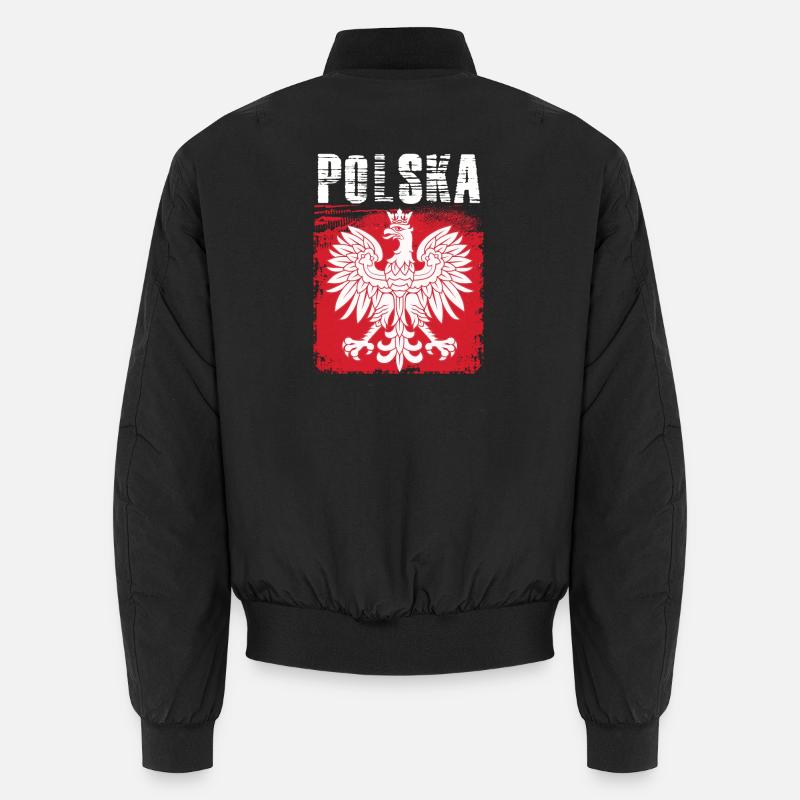 Pologne - Bomber unisexe - noir