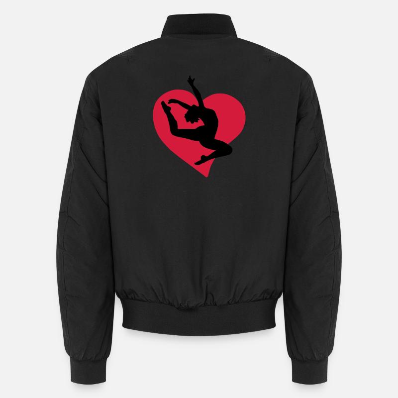 I love dancing - Ich liebe tanzen Unisex Bomberjacke