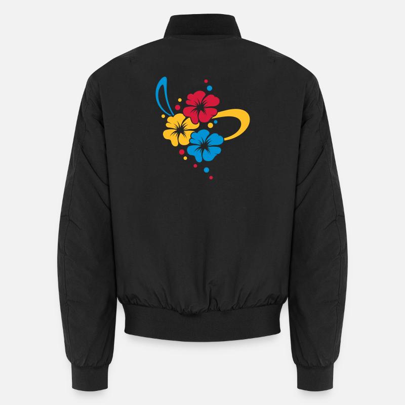 Flower Bouquet with ribbon Unisex Bomber Jacket