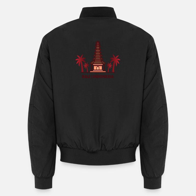 Bali Indonesien - Unisex Bomberjacke - Schwarz