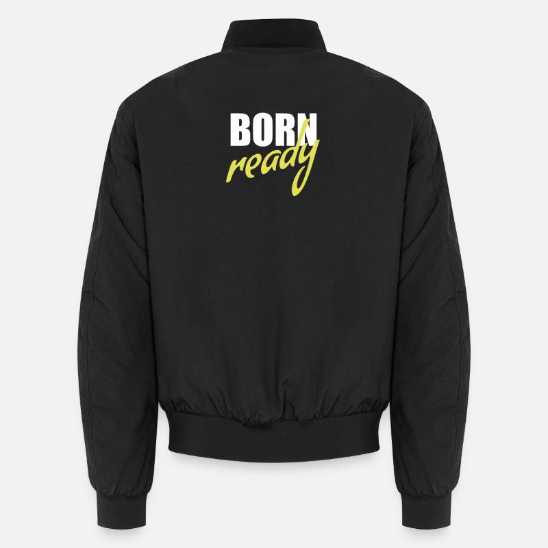 Né prêt - Bomber unisexe - noir