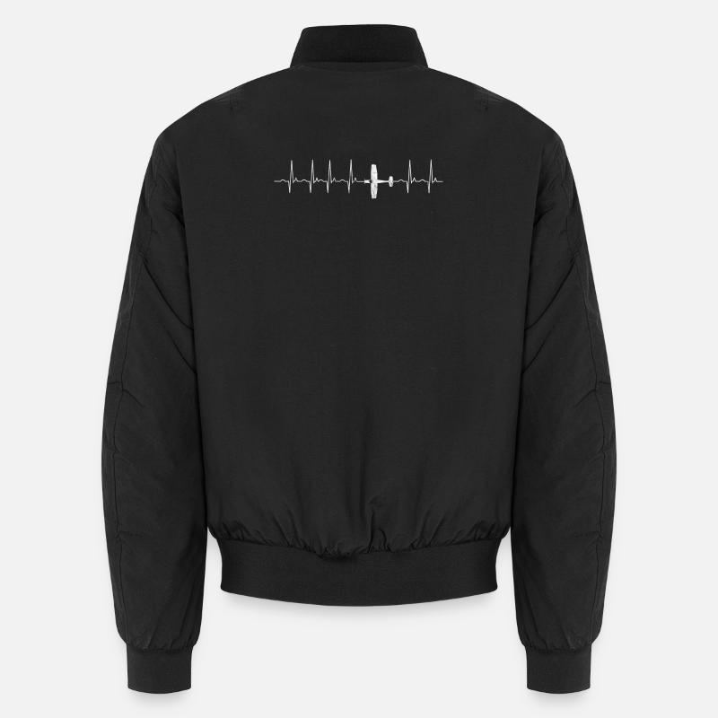 pilot - Unisex Bomber Jacket - black