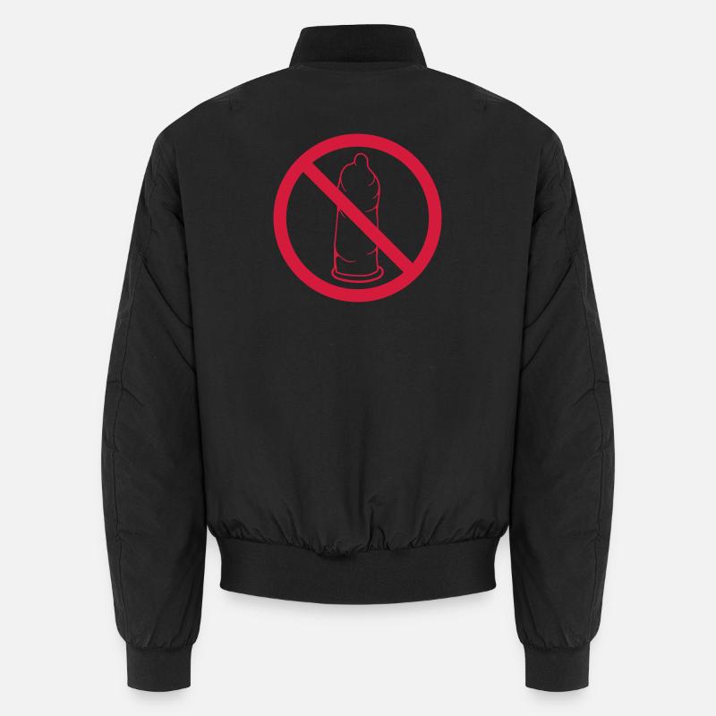 aucun préservatif de bouclier interdit avec protection Bomber unisexe