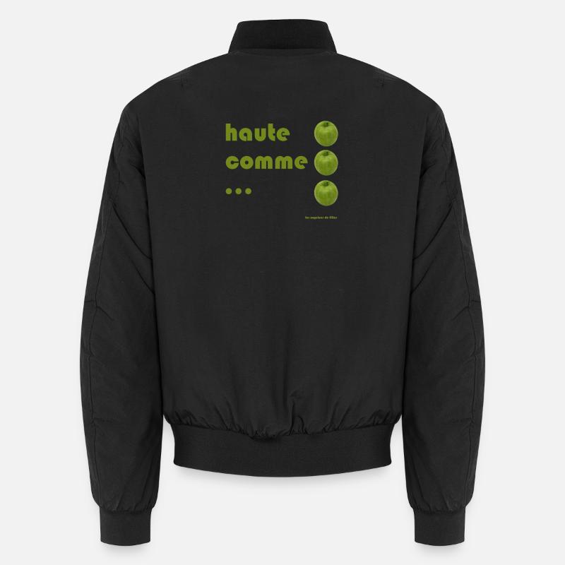 hoch wie 3 Äpfel Unisex Bomberjacke