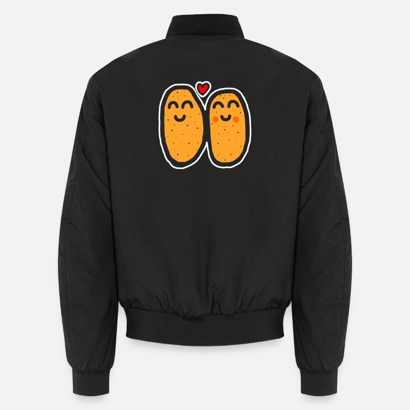 Chemise Amant De Pommes De Terre - Bomber unisexe - noir