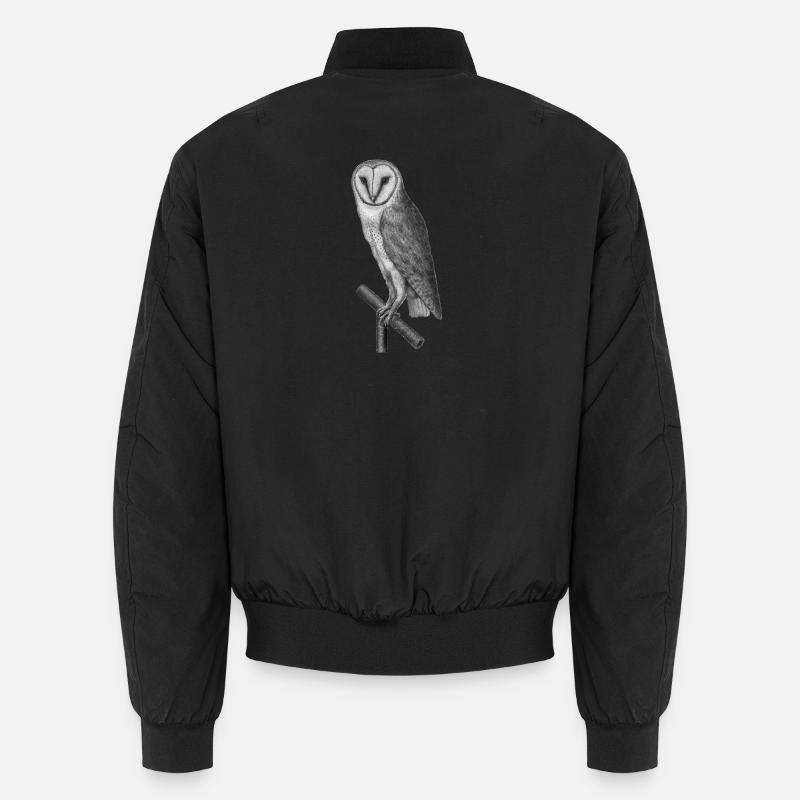 Eule Unisex Bomberjacke