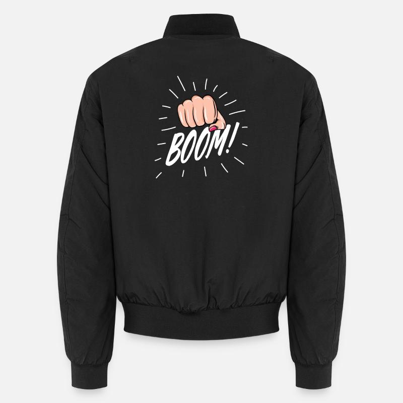 Strip Pop avec le poing féminin Bomber unisexe