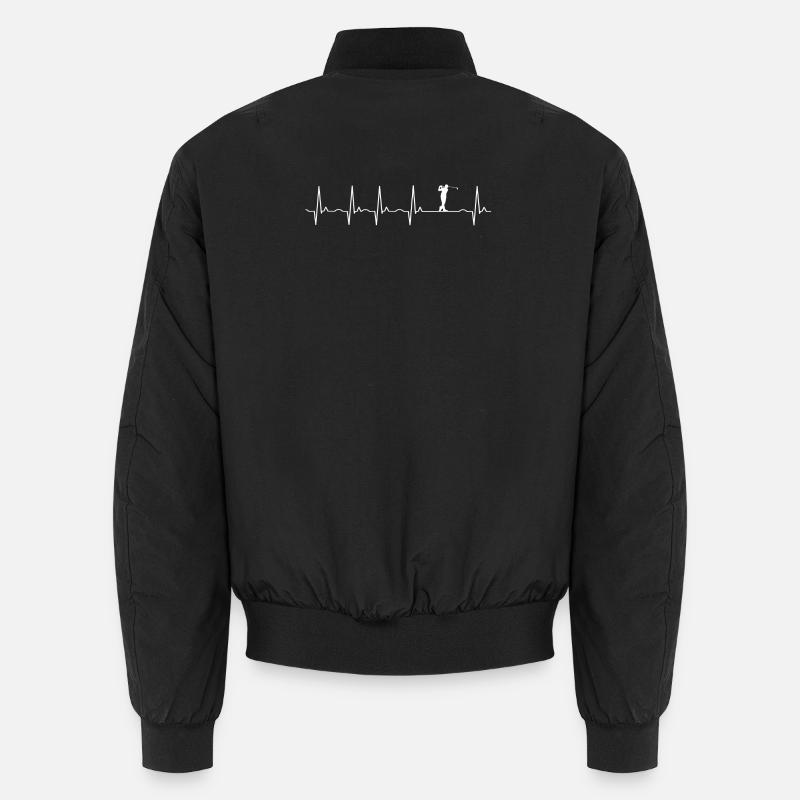 Golf | Golfer - Unisex Bomberjacke - Schwarz