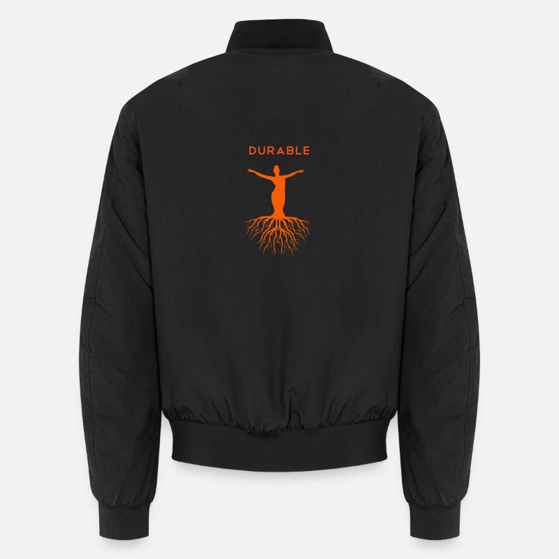Chemise durable Tee Shirt durable durable - Bomber unisexe - noir