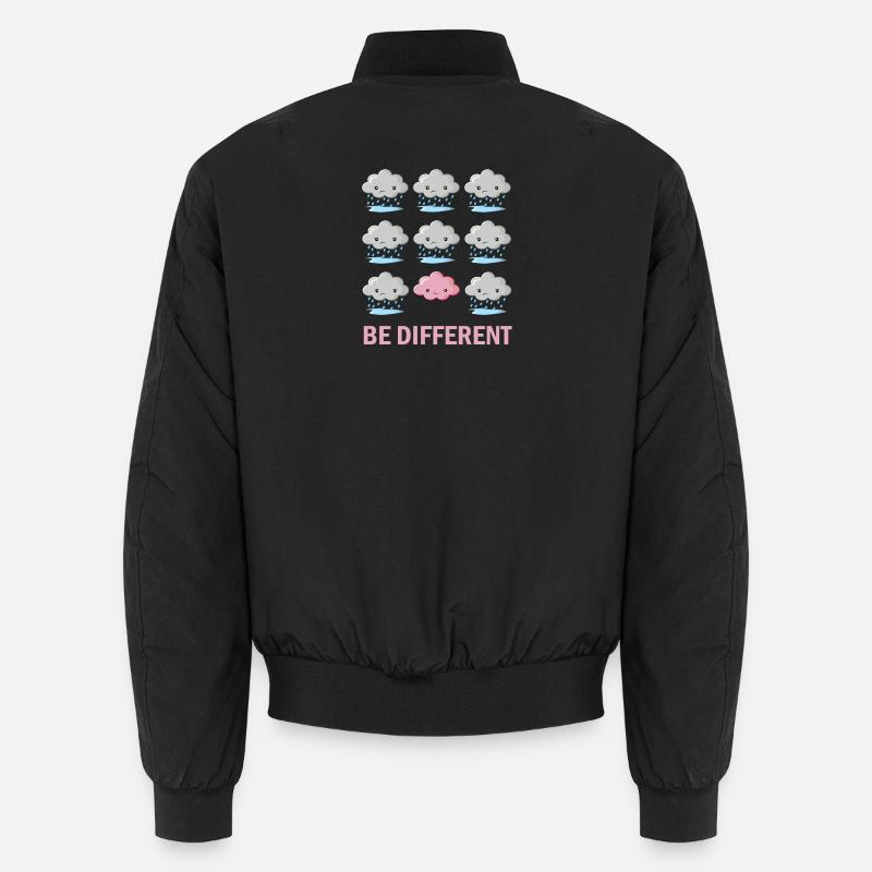 Sei anders - Unisex Bomberjacke - Schwarz