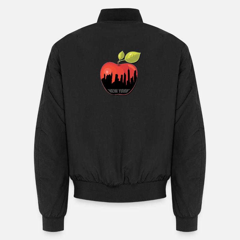 BIG APPLE - Unisex Bomberjacke - Schwarz