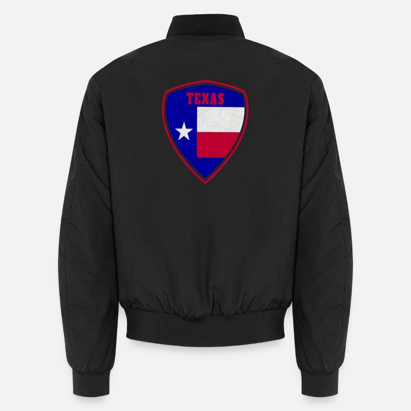 Texas Blason emblème cadeau de drapeau Bomber unisexe