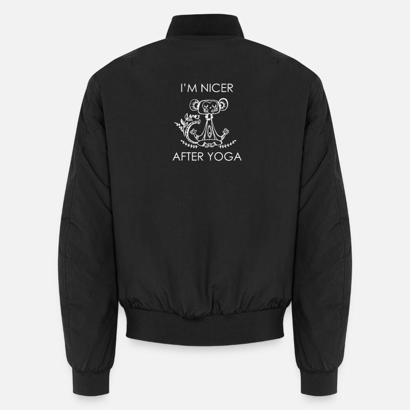 yoga - Unisex Bomber Jacket - black