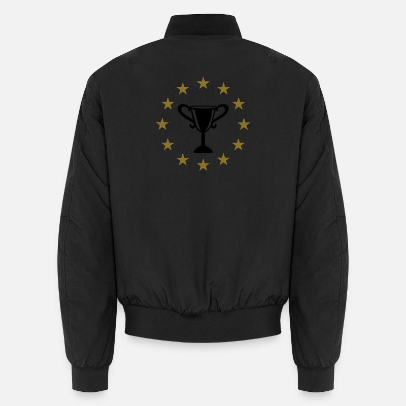 Trophy & Stars - Unisex Bomber Jacket - black
