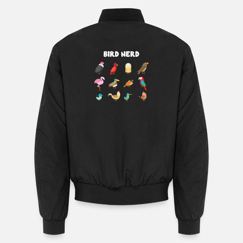 Nerd des oiseaux Bomber unisexe