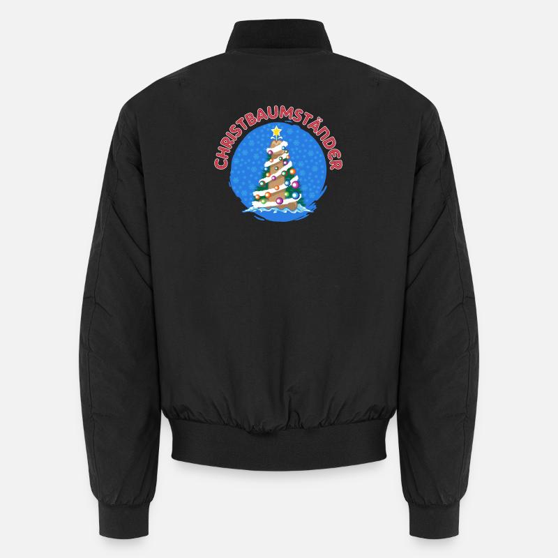 Christmas tree stand Wordwitz Xmas tree Unisex Bomber Jacket