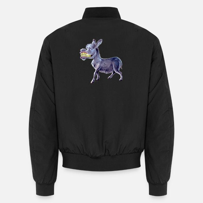 Donkey Morgenstund - Unisex Bomber Jacket - black