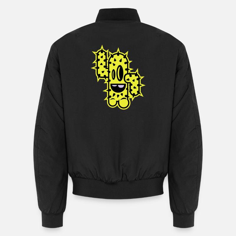 kaktus high five comic Unisex Bomberjacke