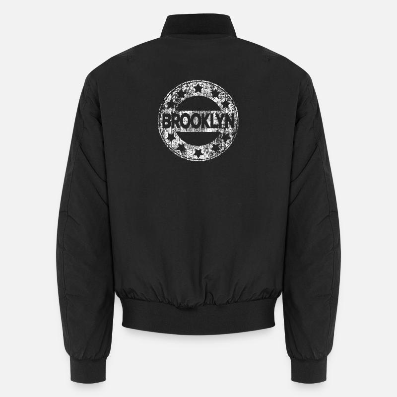 Brooklyn - Unisex Bomberjacke - Schwarz