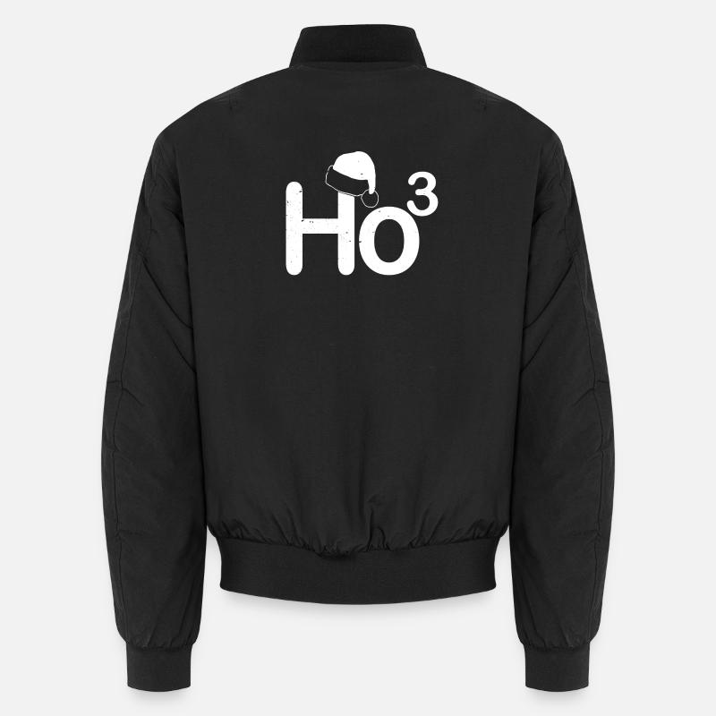 Ho3 Christmas Logo with Cap Unisex Bomber Jacket