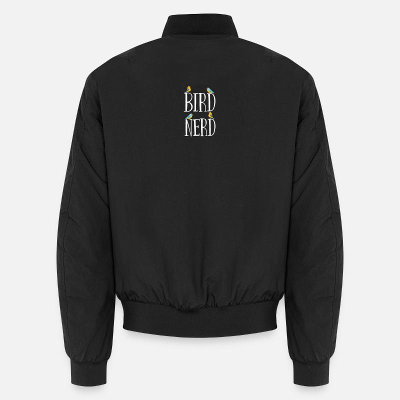 Vogelbeobachter Vogel Nerd - Unisex Bomberjacke - Schwarz