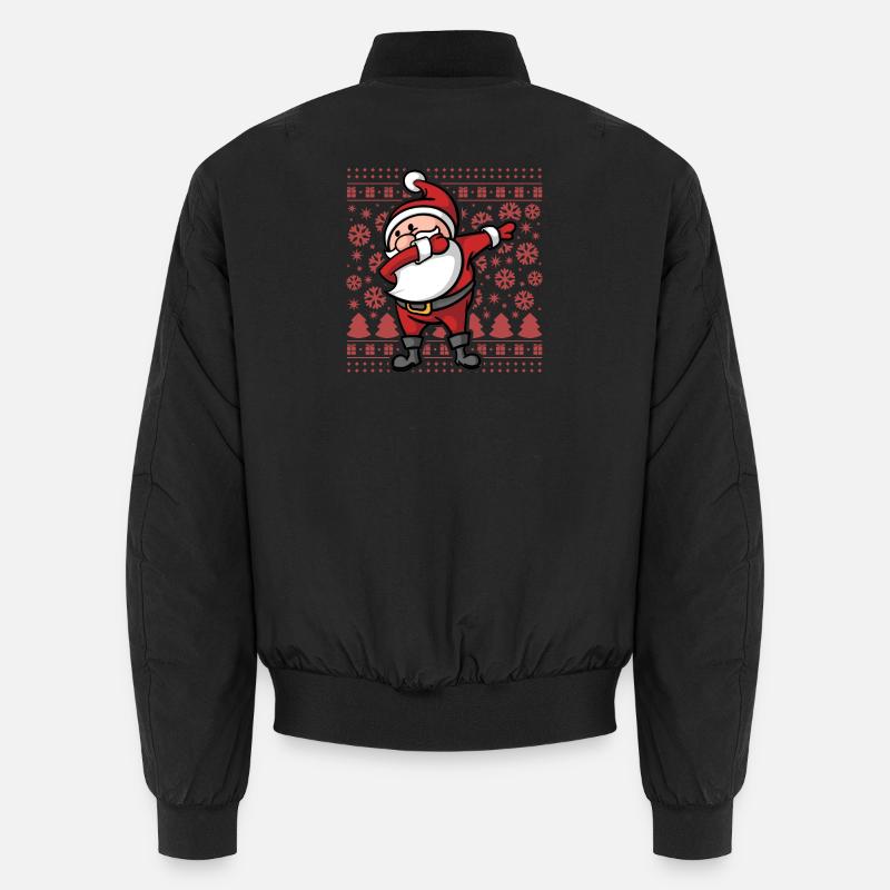 Noël laid Dab Dabbing Père Noël Noël Bomber unisexe