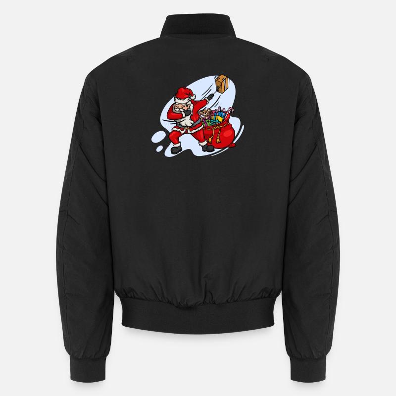 Doux Dab Dabbing Père Noël Noël Bomber unisexe