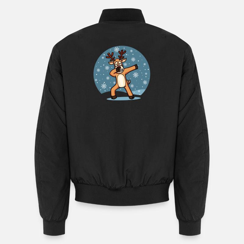 Sweet Dab Dabbing Dindeer Dancing Christmas Xmas Bomber unisexe
