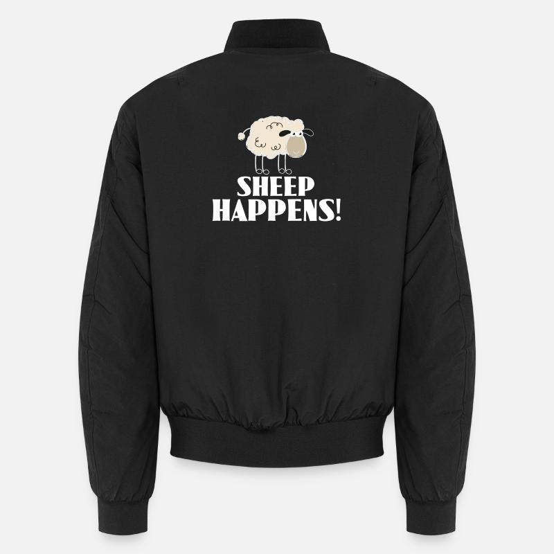 SHEEP HAPPENS - c'est comme ça Bomber unisexe